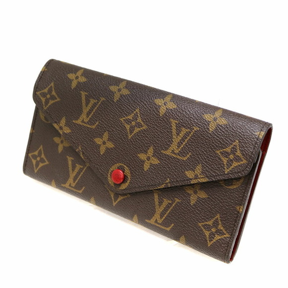 Louis Vuitton Wallet Brown Pink Josephine Portefeuille Canvas Fuchsia - Picture 1 of 6